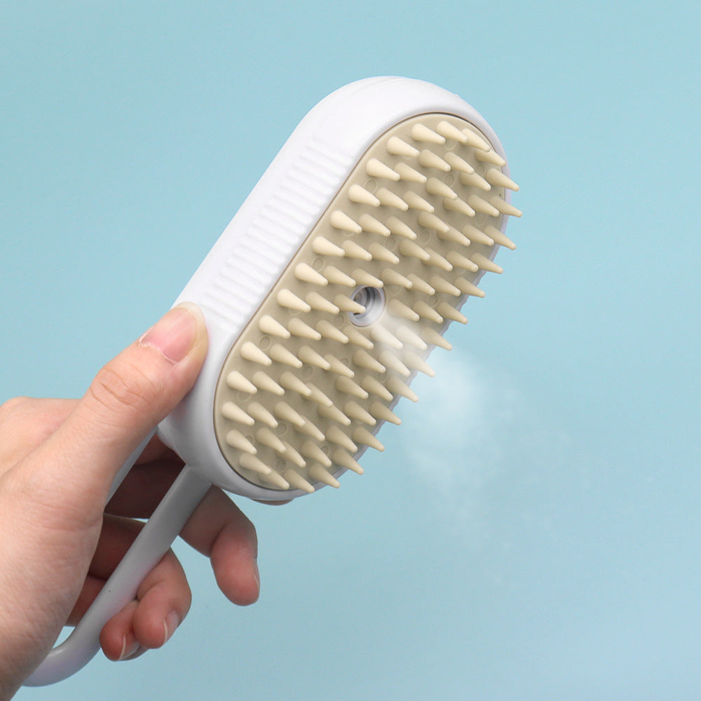 2 in 1 Pet Steam Grooming and Massage Brush