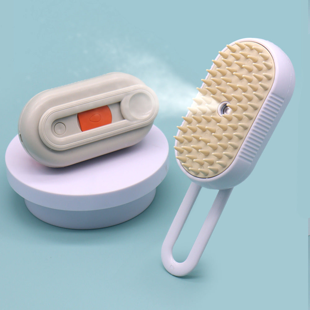 2 in 1 Pet Steam Grooming and Massage Brush